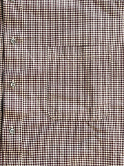 Vintage Arrow Maroon Checked Button Down Shirt Mens Xtra Large 17-17.5/34/35