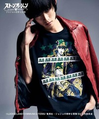 glamb JoJo Stone Ocean Jotaro Kujo T-Shirt Black Official M L XL