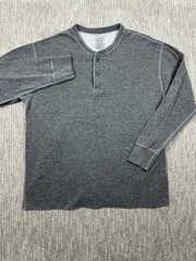 LL Bean Two Layer Wool Blend River Driver Shirt Men XXL Gray Outdoor Trail Camp