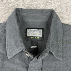 Guide’s Choice Moleskin Button Down Men’s Large Charcoal Gray NWT $100 MSRP