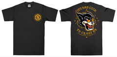 Streetwise 9 Lives Graphic T-Shirt Black M-L-XL-2XL-3XL-4XL-5XL