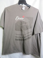 Vintage Elixir Guitar Strings Gray 2XL XXL T-shirt