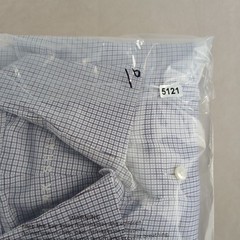Mark Shale 17 Tall XL Mens Shirt 24×32 Office Casual Long Sleeve