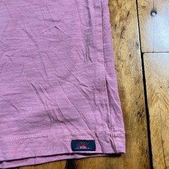Faherty Men’s Medium Sunwashed Tee Shirt Salmon Faded Minimalist