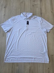 Johnnie- O Performance Featherweight Polo – Pin Up Men’s Size XXL White