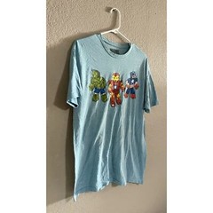 Marvel Comics 8 Bit Character Logo TEE T SHIRT Large L