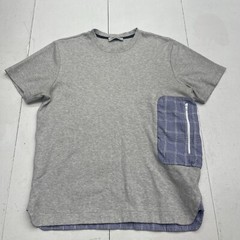 Tim Coppens Gray Side Zip Pocket Short Sleeve T Shirt Mens Size Medium