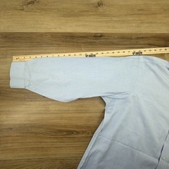 Brooks Brothers 346 Non-Iron Solid Light Blue Dress Shirt Mens Size 17 2/3