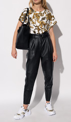 VERSACE JEANS COUTURE PATTERNED Barock Top Bluse Shirt T-shirt Iconic New Hot S