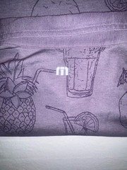 Travis Mathew Polo Shirt Men’s XL Purple Cocktail Performance Golf Tiki NWOT!