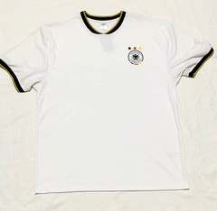 Germany Football Team Jersey White Black Gold Men’s Size L Licensed Soccer Shirt