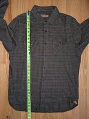 Nifty Genius Men’s Large Button Down Long Sleeve Houndstooth Plaid Shirt