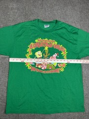 VTG Spongebob Squarepants Nickelodeon Christmas Men’s T Shirt Size Large Green