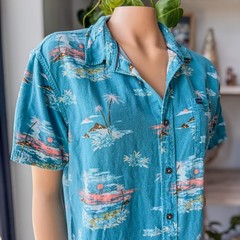 Rip Curl, Men’s Medium Party Pack Island Button Up Collared Woven Shirt