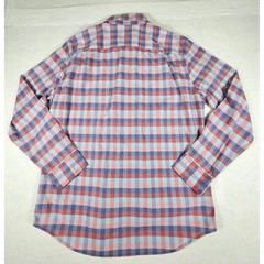American Eagle Seriously Soft Plaid Button Down Shirt Mens Large Red Blue L/G/G