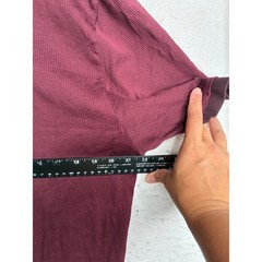 Hugo Boss H-Parlay 431 Mens XXL Burgundy Ribbed Short Sleeve Polo Shirt