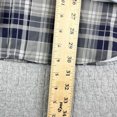 Construct Slim Fit Plaid Button Down Dress Shirt Men L Long Sleeve flip cuff