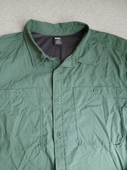Rei Co Op Shirt Mens XL Sahara Vented Hiking UPF 50 Wicking Hiking Outdoor Trave