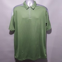 Nike Golf Sphere React Mens Golf Polo Shirt 3D Construction Wicking Green Sz XL