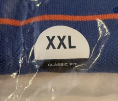 NEW Nautica Mens polo ShirT classic Fit size XXL NEW IN A SEALED BAG. Blue