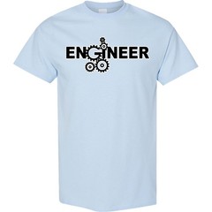 Inktastic Engineer T-Shirt Engineering Gears Gearhead Student Mens Clothing Tees