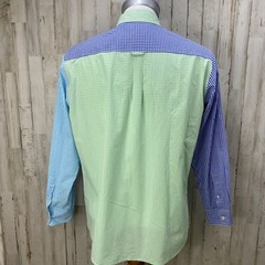 CHAPS Easy Care Button down Lightweight Check Multiple Color Size Large X8