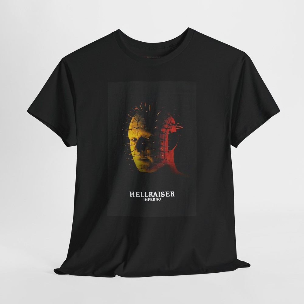Hellraiser Inferno 2000 Retro Movie Poster Horror Unisex Graphic T-Shirt