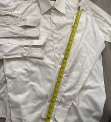 Canali Mens Dress Shirts 15 1/2 39 Made In Italy Ivory Tan Single Stitch Vtg EUC