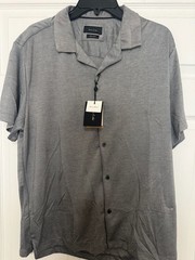 Porter & Ash Men’s Modal Blend Short Sleeve Camp Collar Shirt