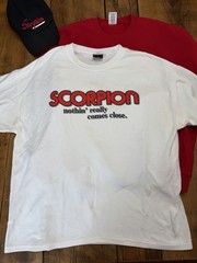 Vintage Scorpion Snowmobile Clothing Lot – T-shirt, Sweatshirt, & Ball cap