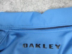 Oakley Polo Shirt Mens 2XL XXL W48in Light Blue Golf Logo Outdoor Adult Active