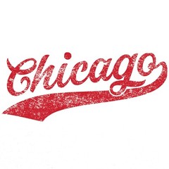 Chicago Baseball Script – Hometown Pride, Pitcher Long Sleeve T Shirt