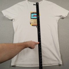 Ice Cream Fox Gold Phone Shirt Men’s Small Pharrell BBC White Graphic Tee