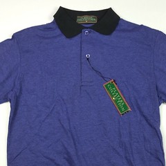 Vintage 90s Preppy Purple Collared Size S Skater Grunge Golf Tennis Polo Shirt