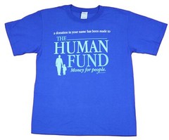 Seinfeld Adult New T-Shirt – The Human Fund Money For People Logo Pic