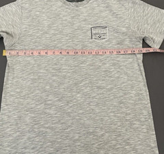 VEECE Mens Medium Basic T-Shirt Short Sleeve Heathered Gray W/ Logo