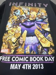 Marvel Infinity Thanos Free Comic Book Day 2013 T-Shirt M NWOT Mad Engine