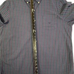 Classic Preppy Chaps Check Button Down Shirt Size XXL