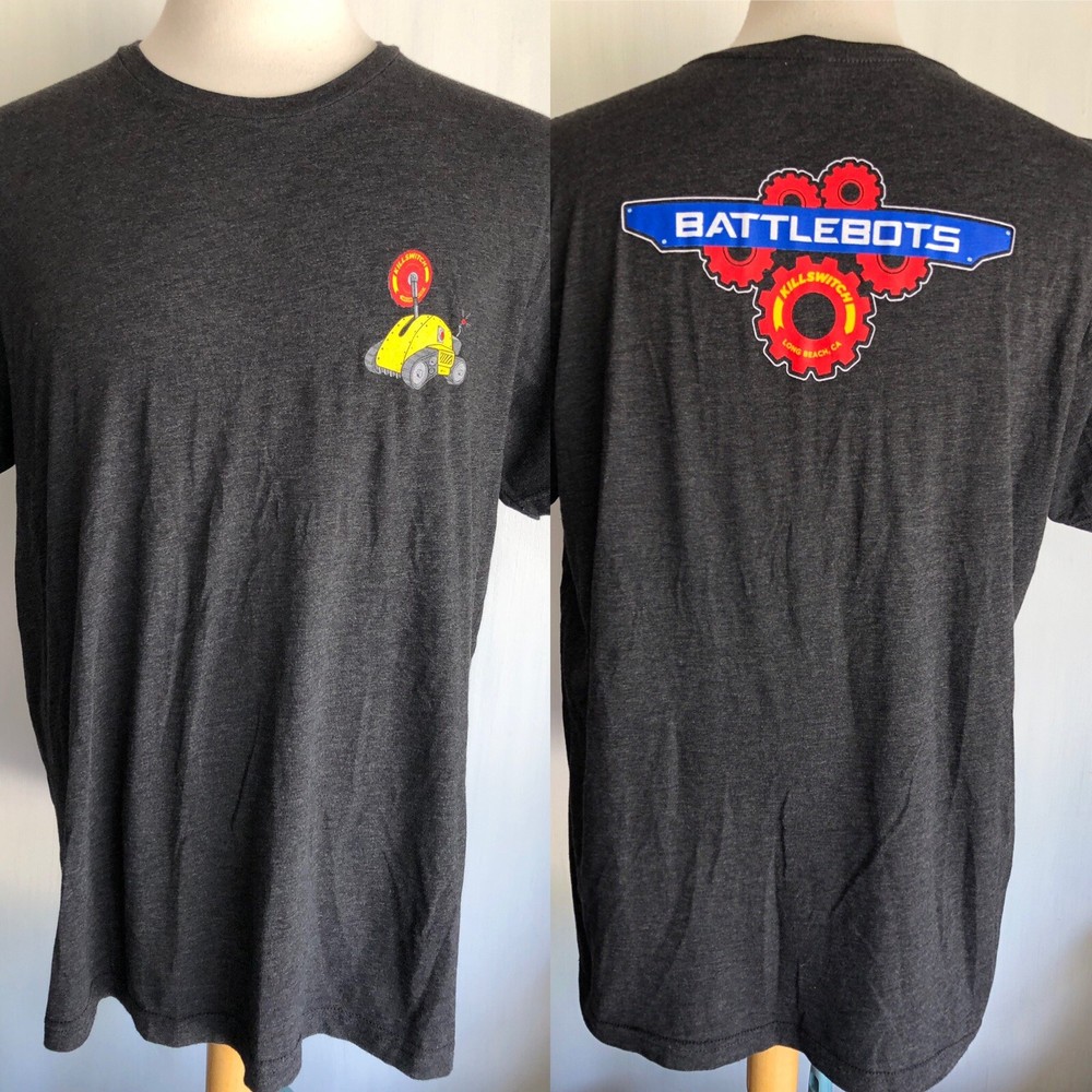 BATTLEBOTS • KILLSWITCH Long Beach, California Official TV Series T-Shirt Sz XL