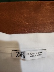 Zara ‘Transform The Undefined’ Men’s XL White Graphic Graffiti T-Shirt EUC. SB5