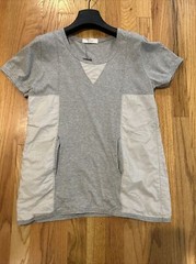 Bubble gusset side patch T-shirt ¥559