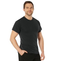 T-Shirt Variety 5 Pack All Five Solid Color 100% Cotton Short Sleeve Tees