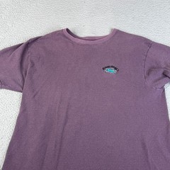 Vintage Gecko Hawaii T Shirt Mens XL Purple Short Sleeve Embroidered USA Beach
