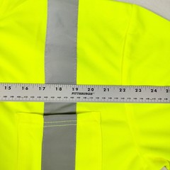 PIP Hi-Vis Shirt Mens 2XL Safety Yellow Short Sleeve Reflective Tape Class 3