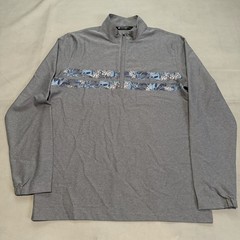 Travis Mathew Pullover Men Move Mountain 1/4 Zip Shirt Golf Active Floral-M-6463