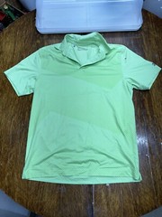 Under Armour Mens Performance Polo Shirt Short Sleeve Green Heat Gear M