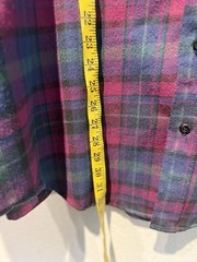 Codet Button Up Wool Multi Color Pockets Long Sleeve Heavyweight Mens Size XL