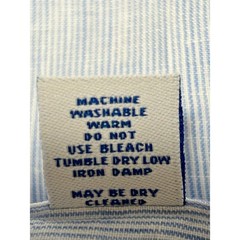 Ben Silver Charleston Blue Linen Button Down Men’s Shirt 15 34 Size LARGE
