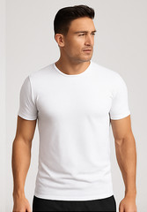 🔥 True Classic 7-Pack Crew Neck T-Shirts | Size L | + Bonus Black Tee