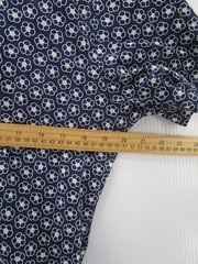 Bertigo Shirt Men Small Blue Button Down Floral Performance Collared Floral NEW